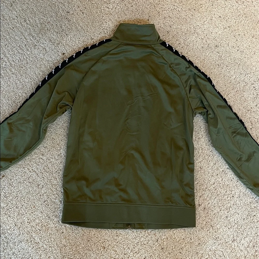 VINTAGE TRACK KAPPA ARMY GREEN JACKET ZIP UP - Picture 6 of 6
